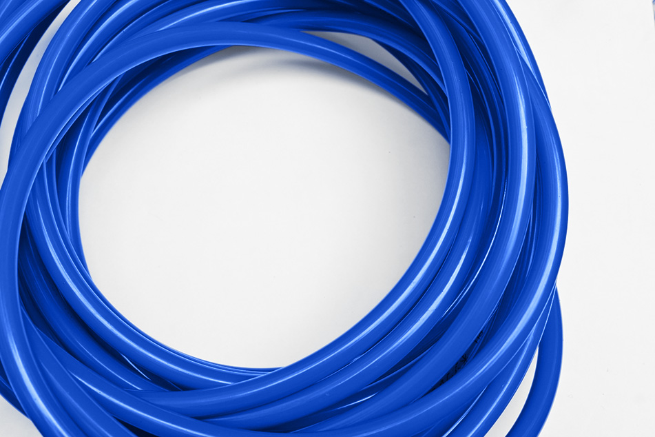 Conduit for telecommunications applications in color blue